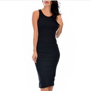 NWOT Black body con midi
